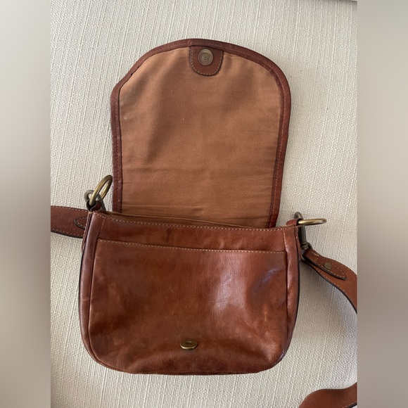 Frye Leather Crossbody Saddle Bag - Picture 2 of 4